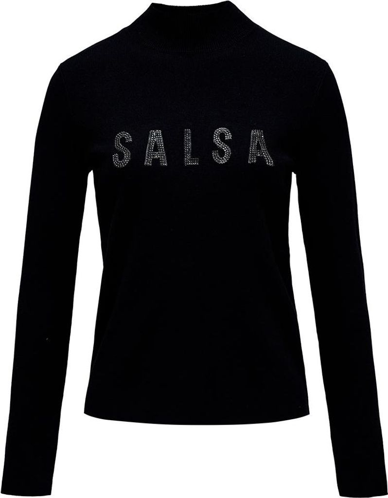 Salsa Jeans 21010455 Slim Fit Rollkragenpullover Schwarz XS Damen Schwarz XS