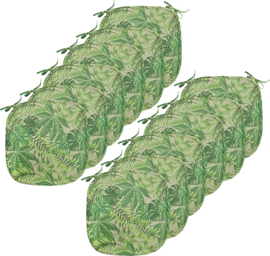 Recensione Set 12 Cuscini Sedie ABAKUHAUS 40x40 - Verde Tropicale