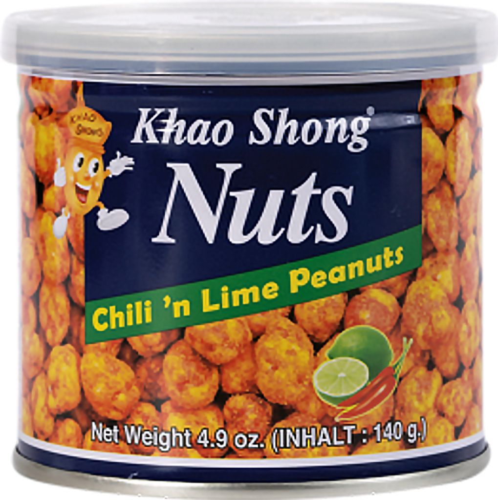 Khao Shong Erdnüsse mit Chilli & Lime 140g Produktbild 