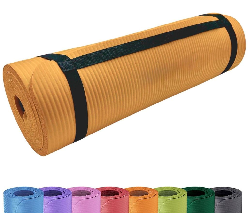 Yogamatte Fitnessmatte extra dick 1,5 cm rutschfest Produktbild 