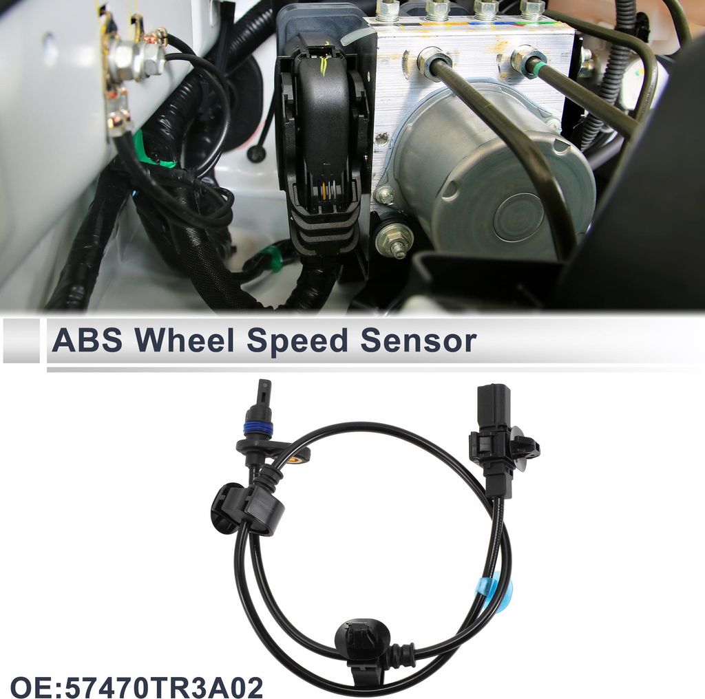Hinten rechts ABS-Raddrehzahlsensor für Honda Civic 2012-2015 Coupe/Sedan ABS-Sensor Antiblockiersystem-Sensor Nr. 57470TR3A02 1 Stück