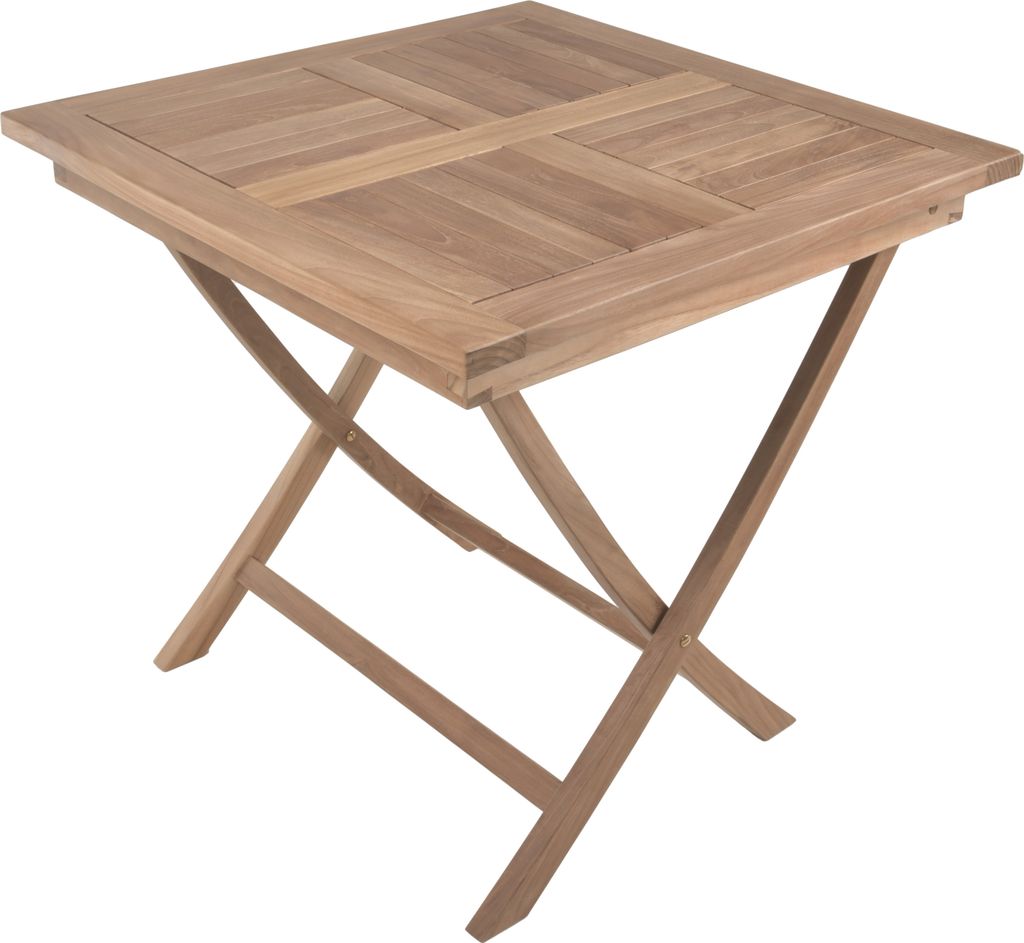 Garden Pleasure Teak Klapptisch CIDORA Tisch Beistelltisch Produktbild 