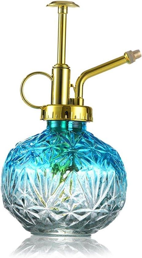 Blaue Glas-Sprühflasche 240ml Retro-Stil Innen&Außen