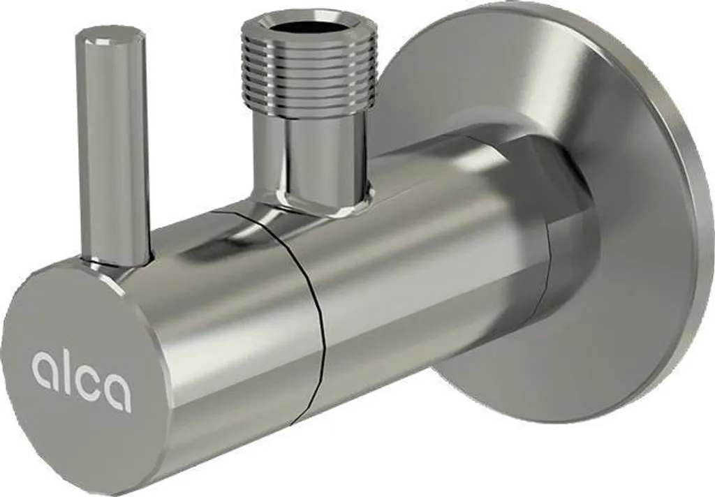 Valvola ad Angolo Alcadrain Nickel Lucido 1/2"x3/8" Design Filtro PVD