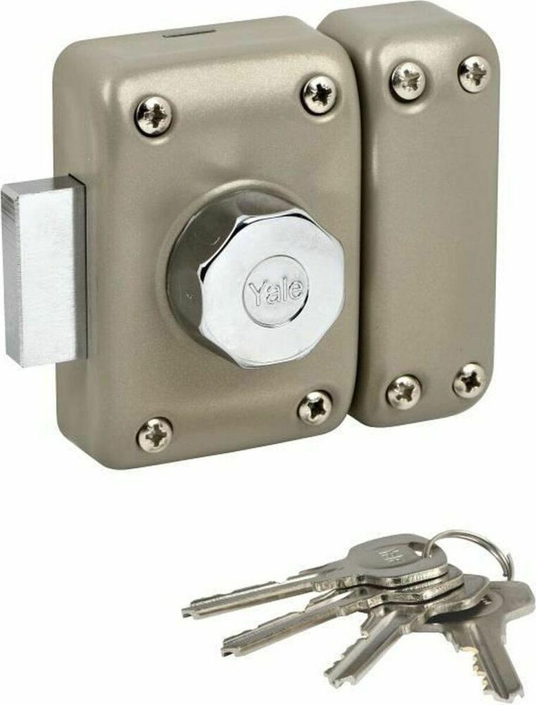 Türzusatzschloss Yale YV25BT-50 Beige Stahl