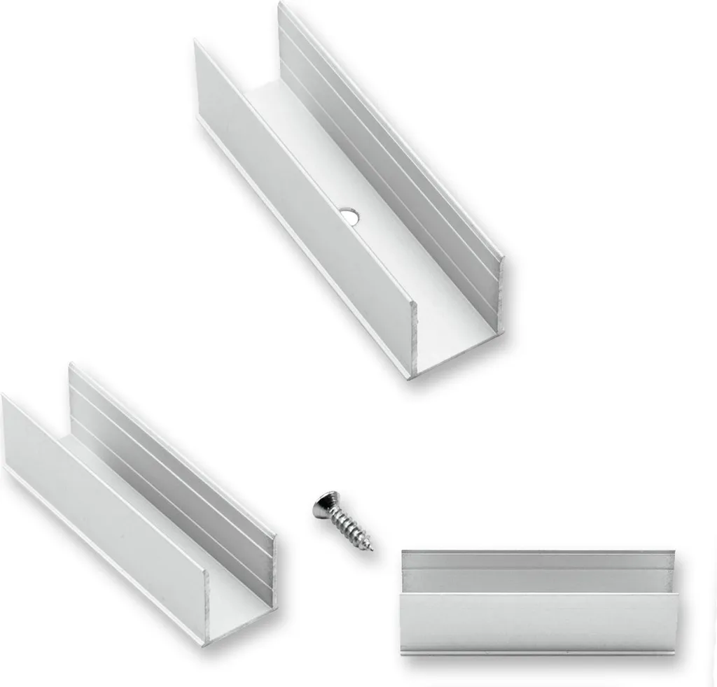 Canale Eurolite Alluminio 5cm per LED Neon Flex 230V - Accessorio Pro