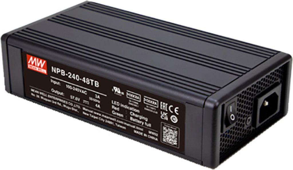 Mean Well Bleiakku-Ladegerät NPB-240-12TB 12 V Ladestrom Produktbild 