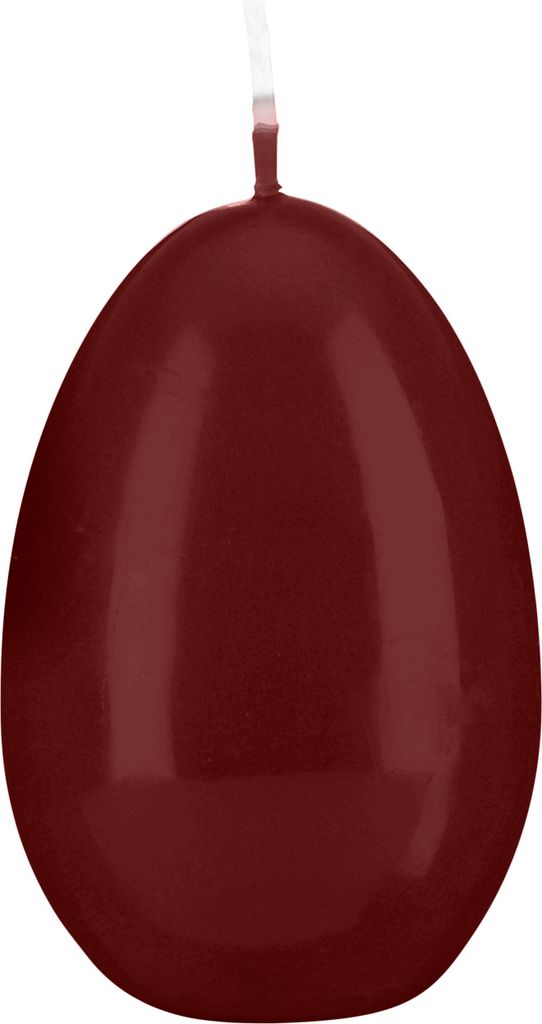 Eikerzen Klarlack Bordeaux 60 x Ø 45 mm, 6 Stück