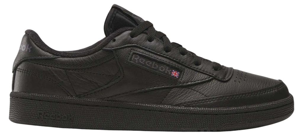 Reebok - "Club C 85" Schuhe für Herren/Damen Uni, Zum Schnüren, Flach GT19895 (39 EU) (Schwarz/Anthrazit)
