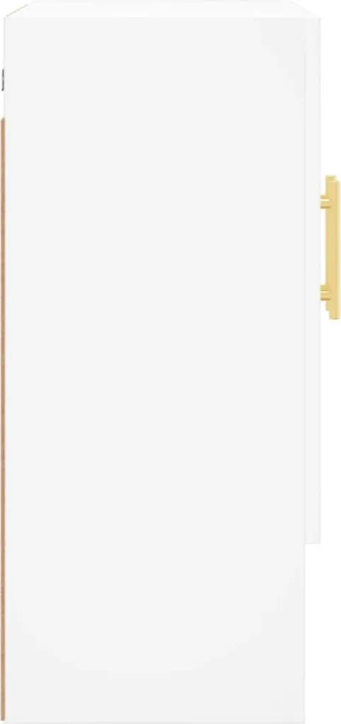 vidaXL Armadio a muro bianco 60x31x70 cm materiale legno - 7