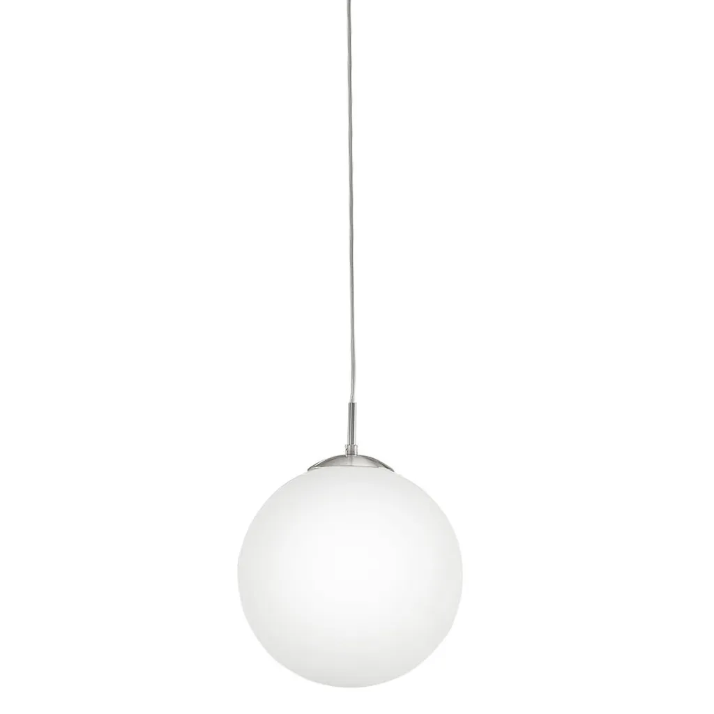 Eglo RONDO 85263 Lampadario Vetro Bianco 30cm | Luce Accogliente