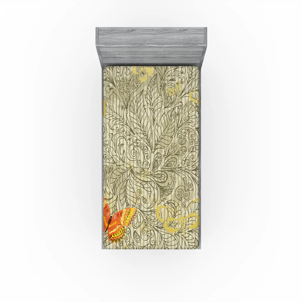 ABAKUHAUS Lenzuolo Con Angoli 90x200 Cm - Pasqua Margherite, Microfibra Morbida, Tasca Elastica, Fino A 40 Cm - 3