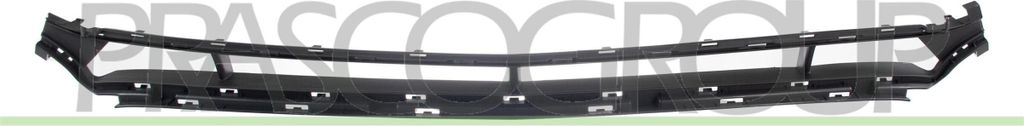 PRASCO Lüftungsgitter Grill Stoßfänger passend für MERCEDES-BENZ CLA Coupe (C118) Schwarz