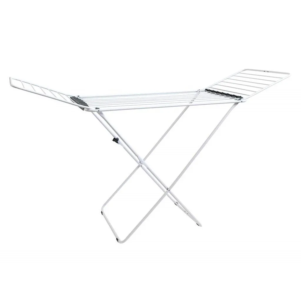 Séchoir Brilanz Travis 20m, structure robuste en acier blanc laqué
