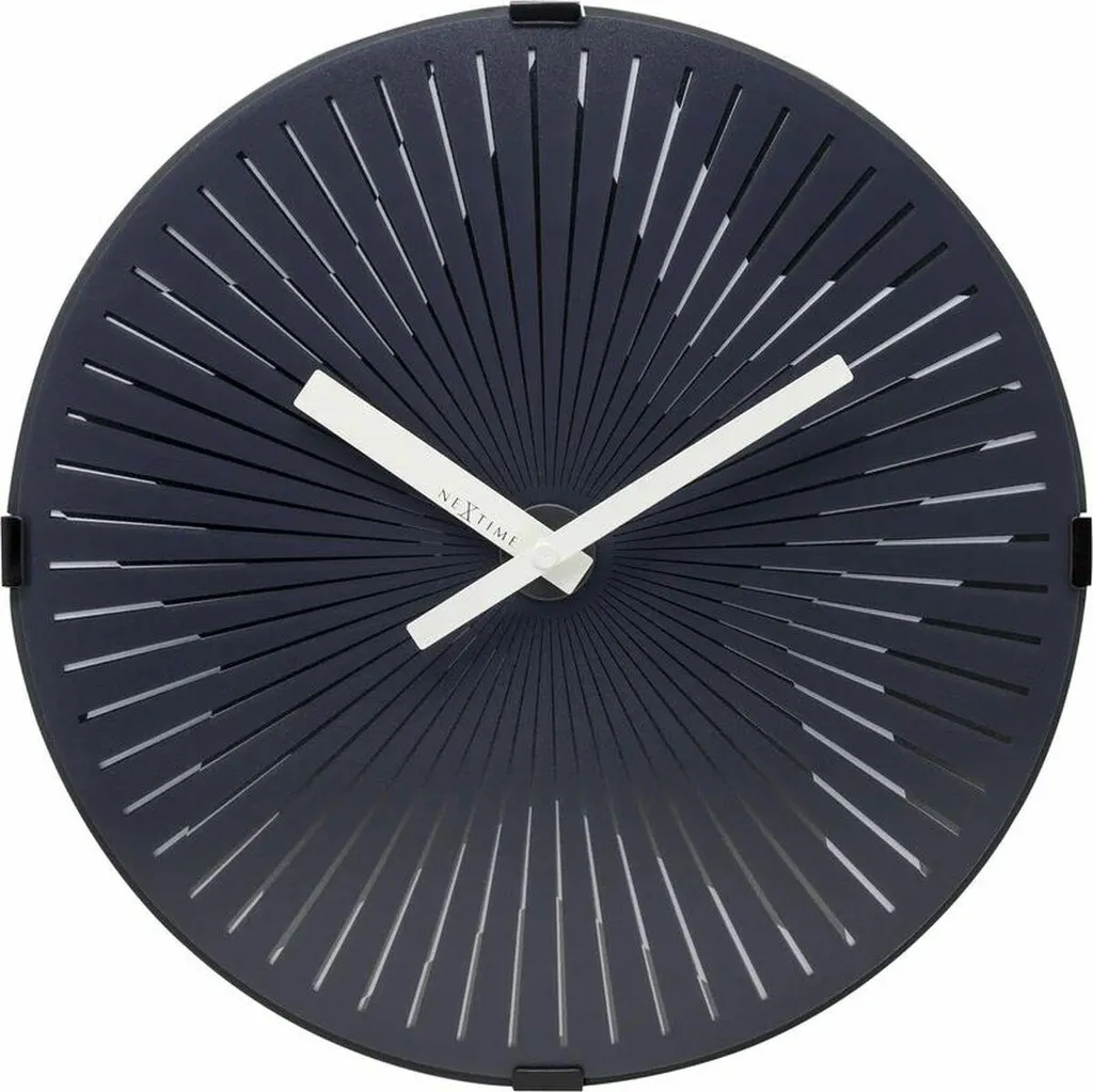 Nextime 3224 Motion Star - Orologio da Parete Iconico 30 cm Nero - 1