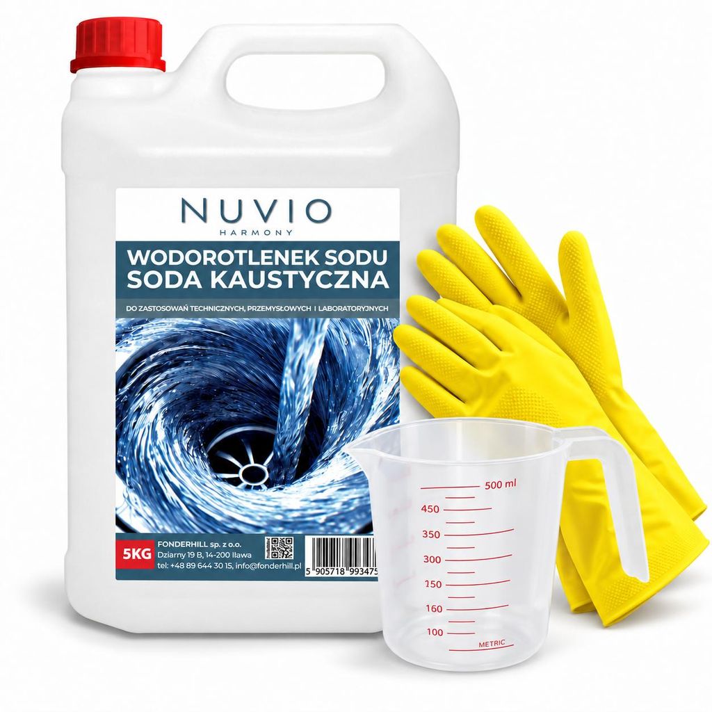 Ätznatron Natriumhydroxid für Rohre und Siphons 5 kg NUVIO Produktbild 