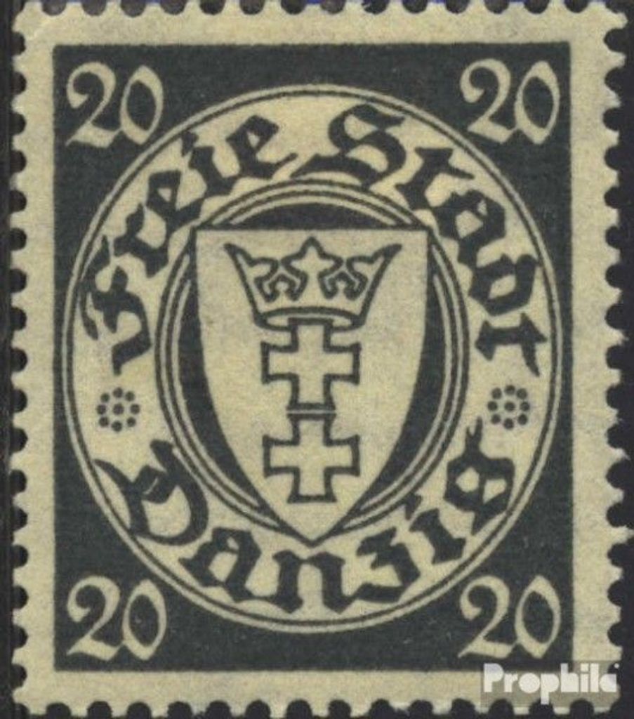 Briefmarken Danzig 1935 Mi 245 postfrisch Staatswappen
