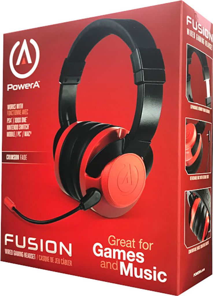PowerA Fusion, Przewodowa, Gaming, Zestaw słuchawkowy, Zdjęcie produktu 