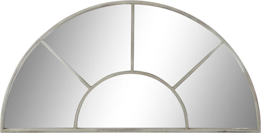Wandspiegel DKD Home Decor Weiß Grau Vintage Fenster 122 x 2,5 x 62 cm
