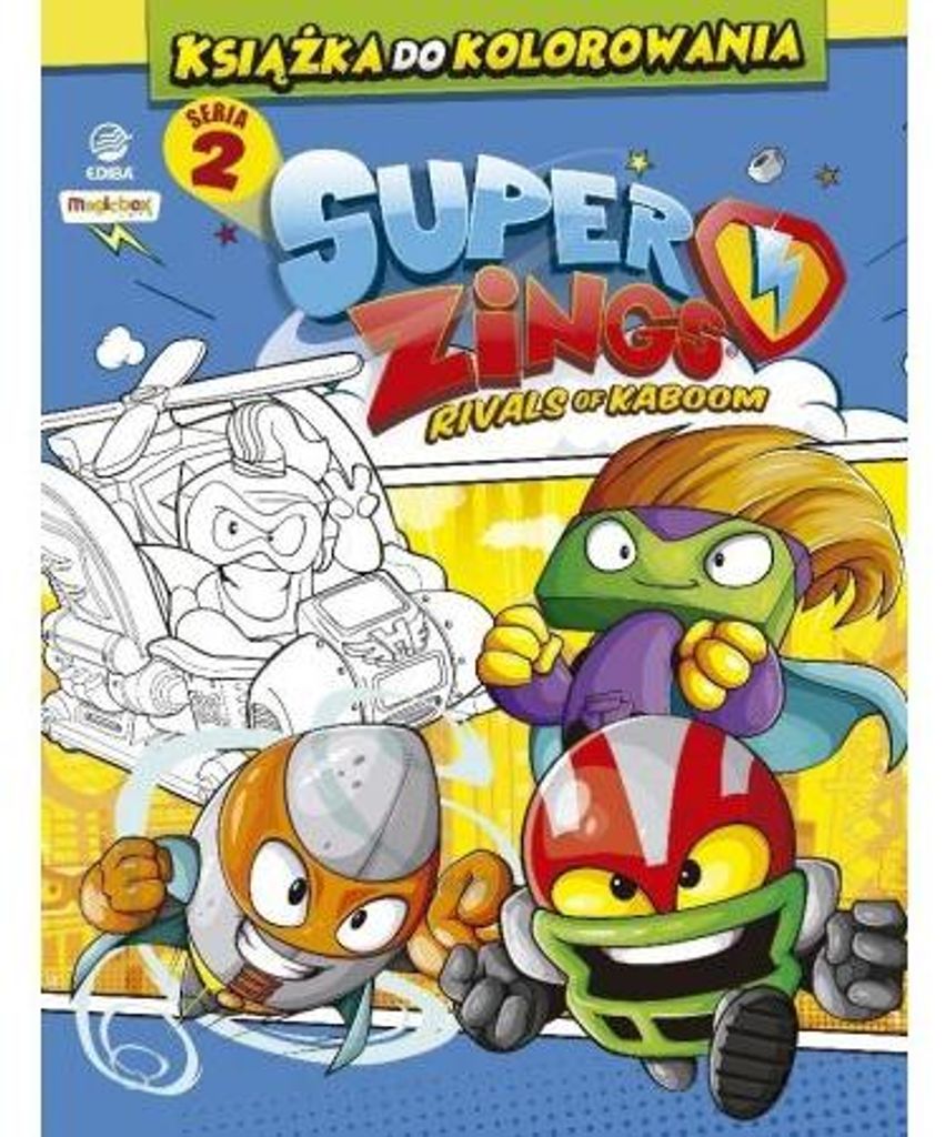 Malbuch „SuperZings“ Serie 5