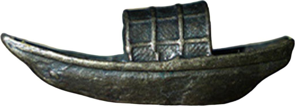 Miniatur-Tischfigur, Retro-Buddha/Boot/Pferd/Meditierende Zen-Skulptur aus Legierung, handgefertigtes Mikro-Ornament für die Tischdekoration zu Hause