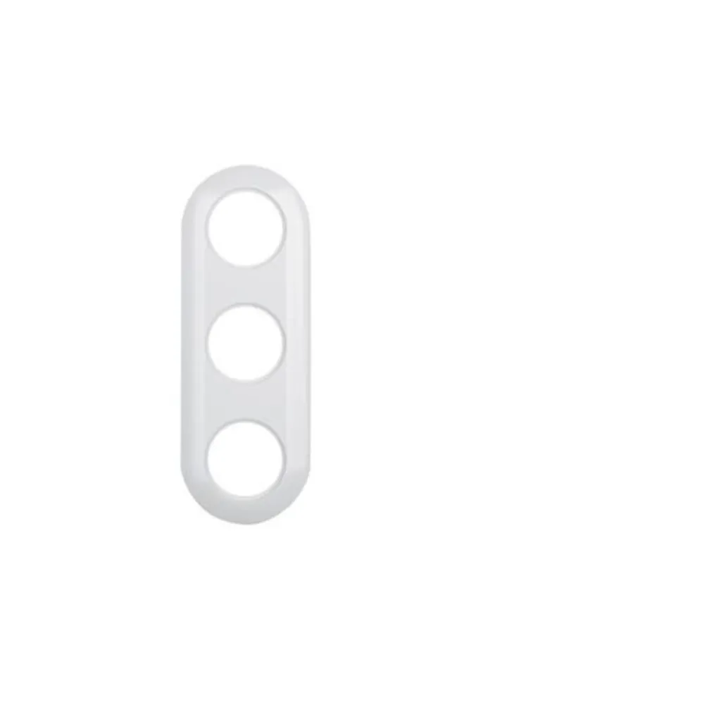 Berker Plaque Combi 3 Postes PWS 138139 - Finition Blanc Polaire Brillant