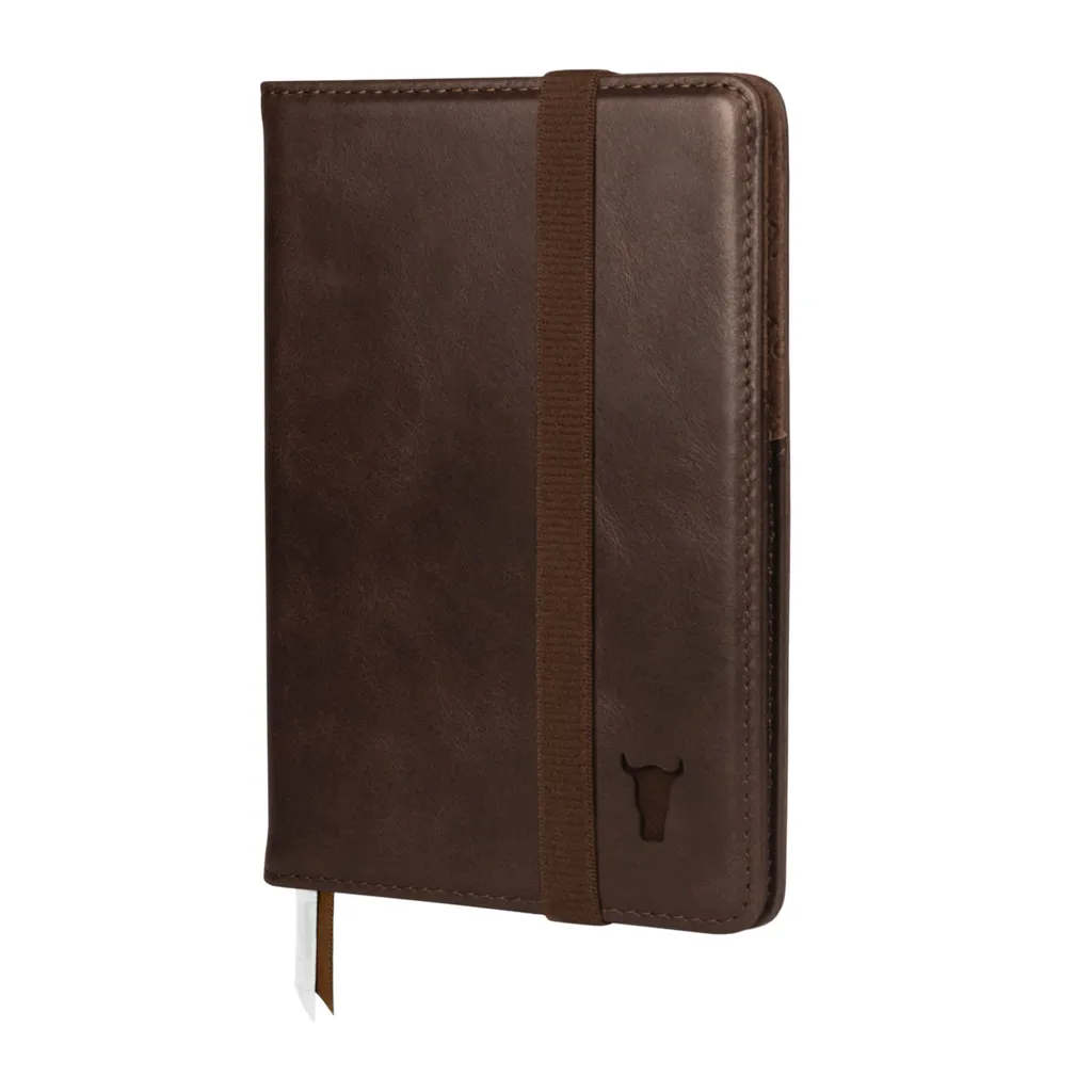 Porte-passeport en cuir pour voyageur - Accessoire TORRO marron élégant