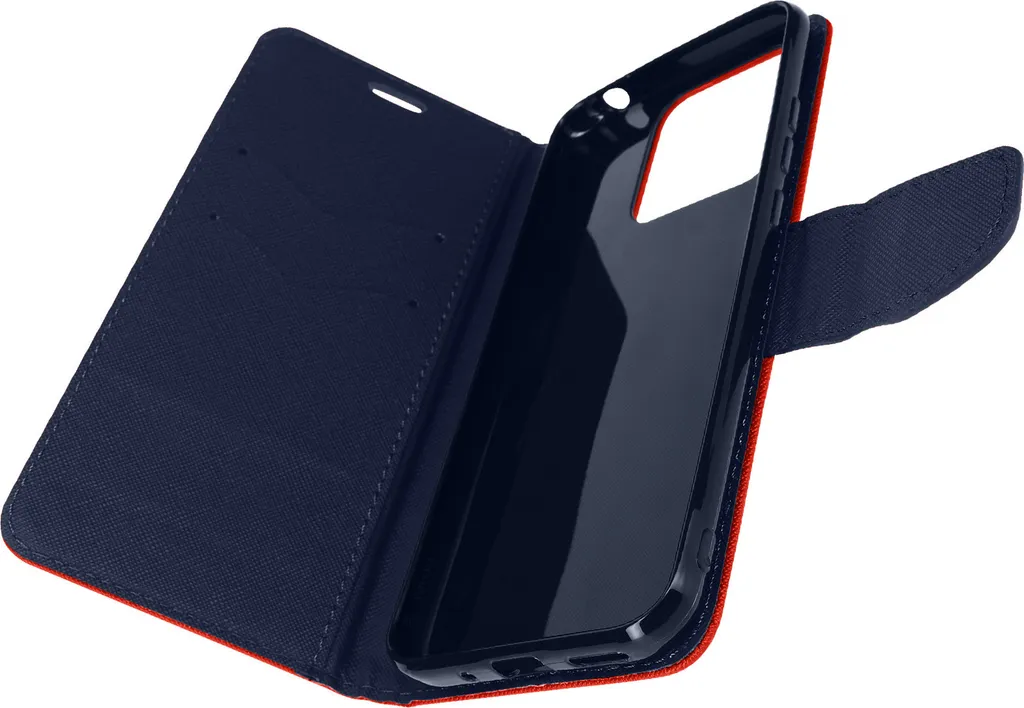 Cover Portafoglio Xiaomi Redmi 10A Fantasia Stand Rosso/Blu Scuro