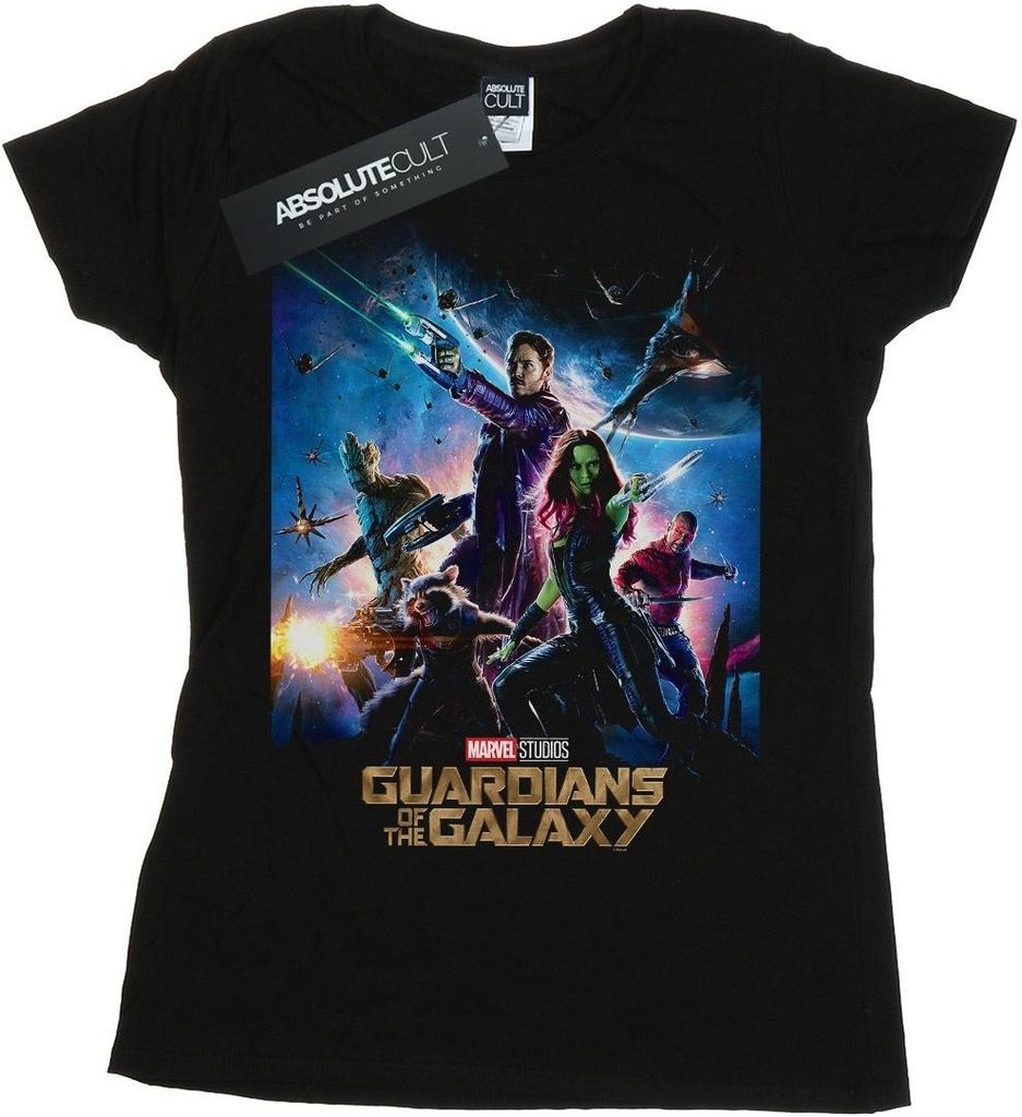 Marvel Studios - "Guardians Of The Galaxy" T-Shirt für Damen BI34091 (M) (Schwarz)