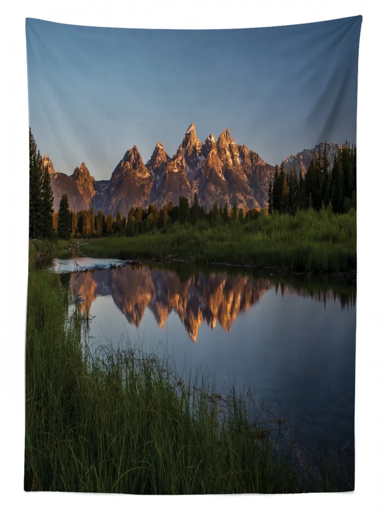 Tovaglia ABAKUHAUS Grand Tetons 140x200 - Antimacchia Professionale - 2