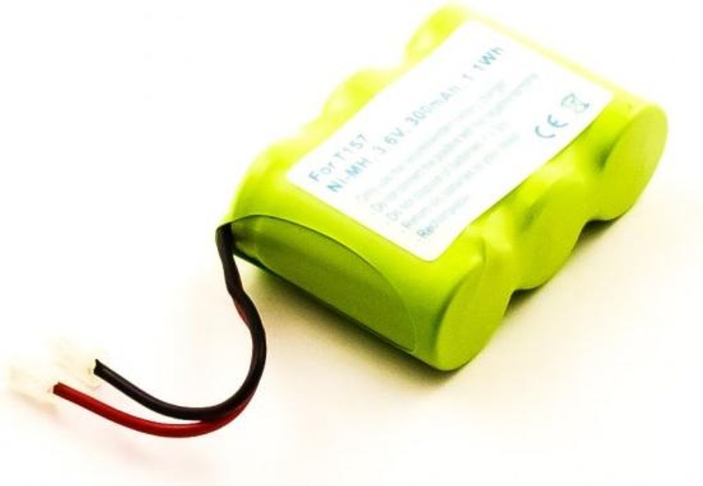 Akku passend für Schnurlos-Telefon Universal, Panasonic, Sanyo, Sony, NiMH, 3,6V, 300mAh