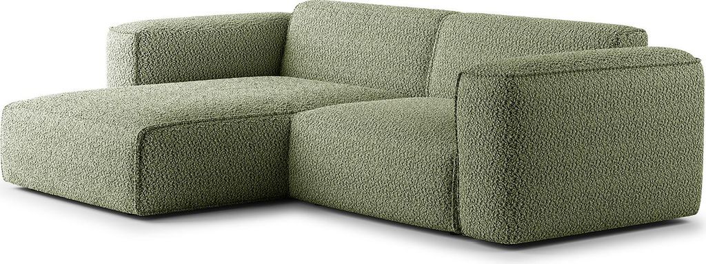 home24 1,5-Sitzer Ecksofa mit Longchair