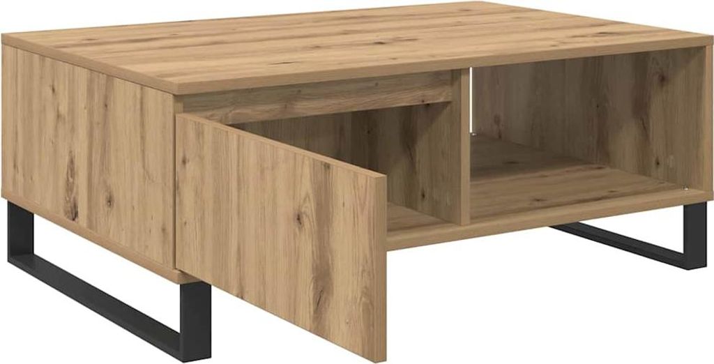 vidaXL Konferenční stolek Artisan dub 90 x 60 x 35 cm Obrázek produktu 