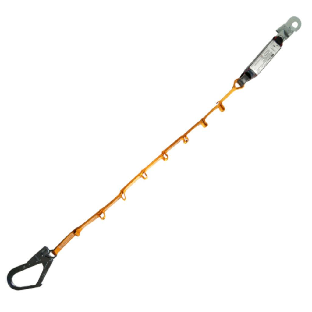 CLIMAX Bandfalldämpfer 1,45m mit 2 autom. Haken aus legierten Stahl
