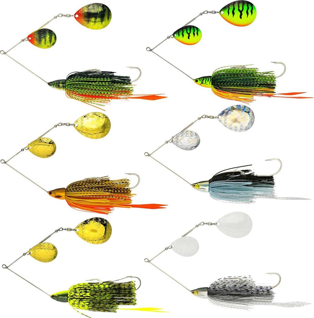 Westin Monstervibe (Colorado) V2 #8/0 65g - Spinnerbait, Farbe:Crazy Firetiger