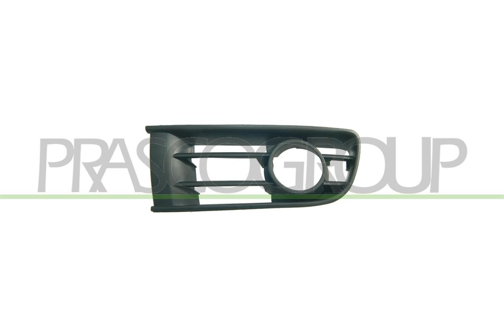 PRASCO Lüftungsgitter Grill Stoßfänger für VW POLO (9N) mit Loch/Löchern für Nebellampen