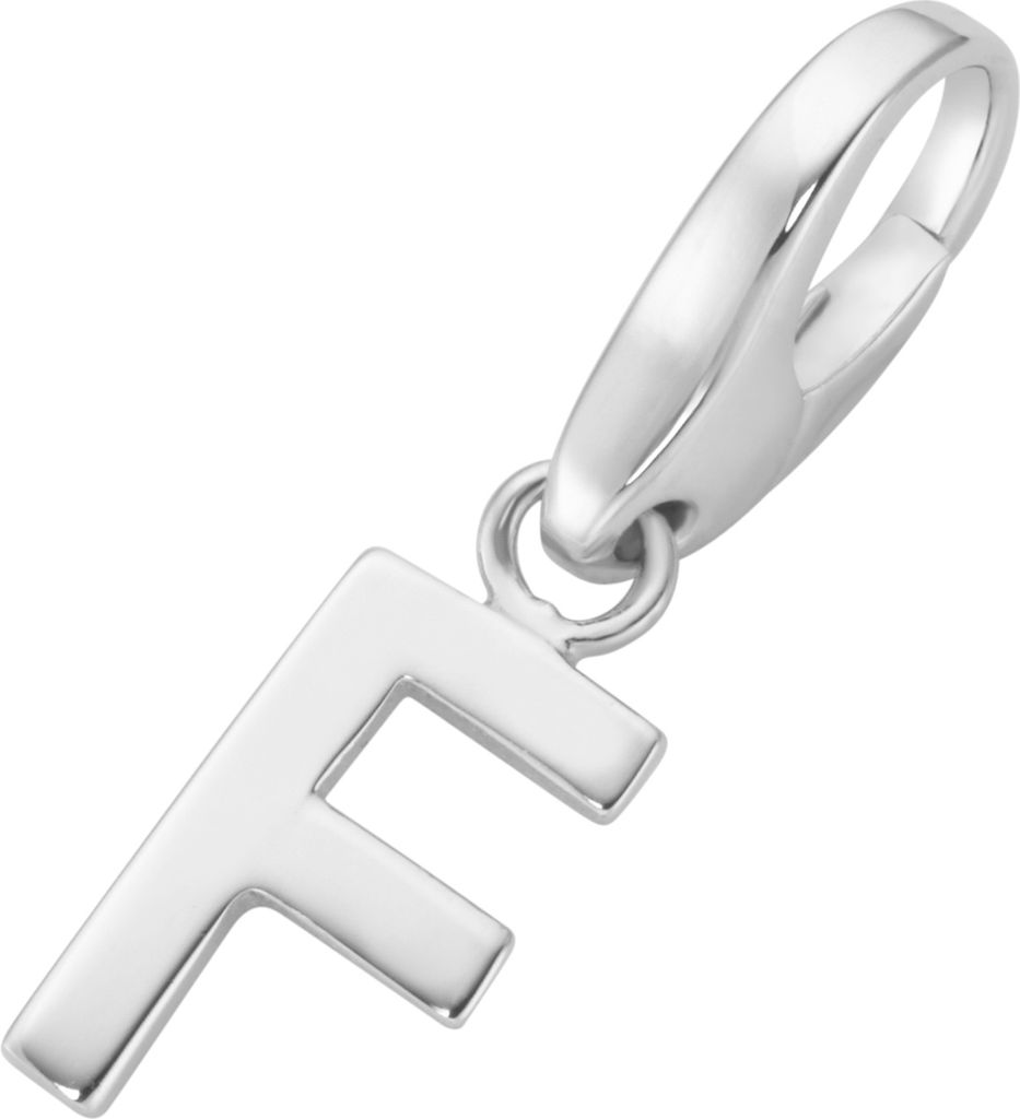 Charm Giorgio Martello Milano Buchstabe F, Silber 925 Silber Onesize