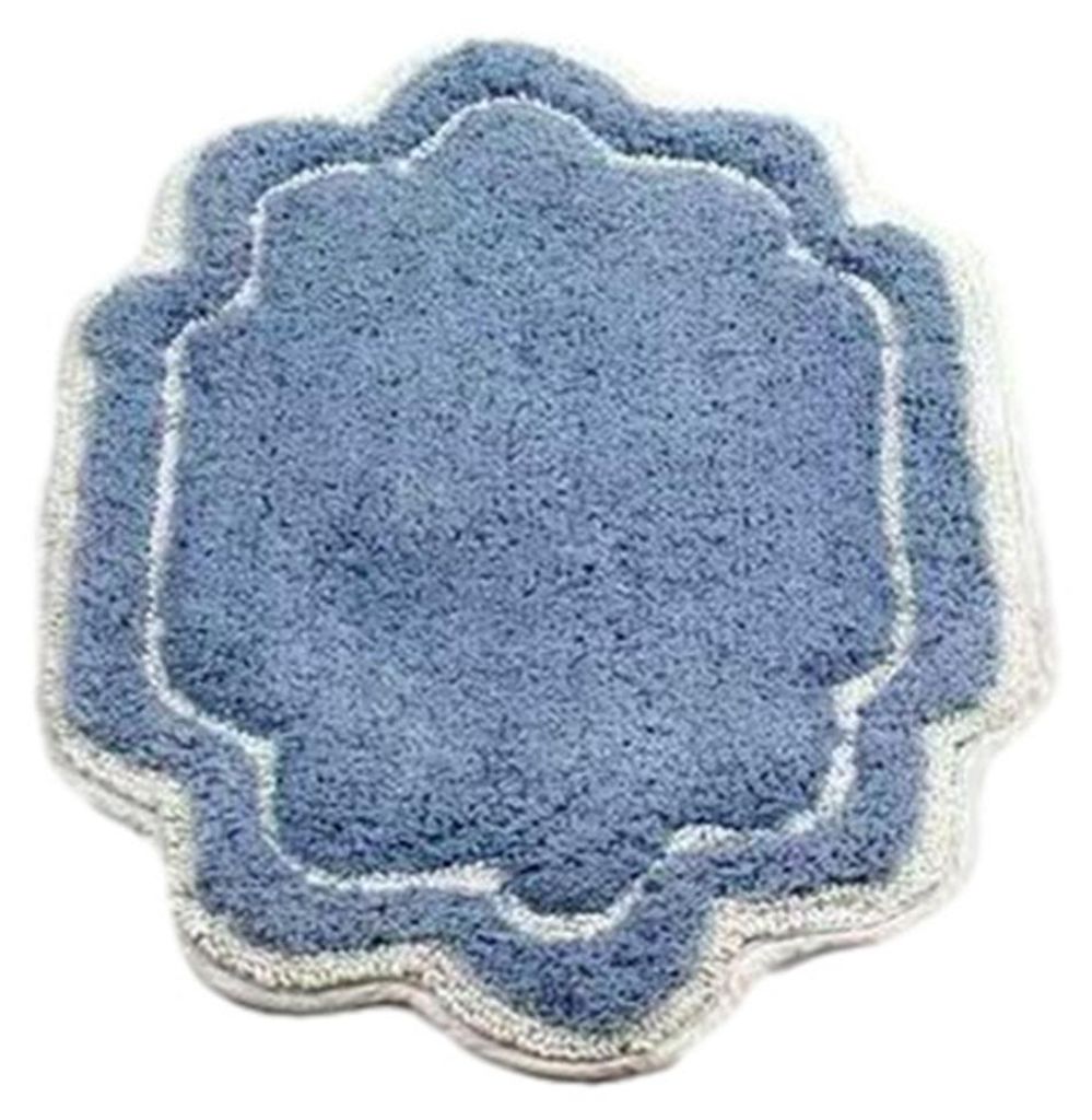 Weiche, saugfähige und rutschfeste Badematte aus Plüsch, schnelltrocknend, maschinenwaschbar, lang, für Badewanne, Waschbecken und Toilette