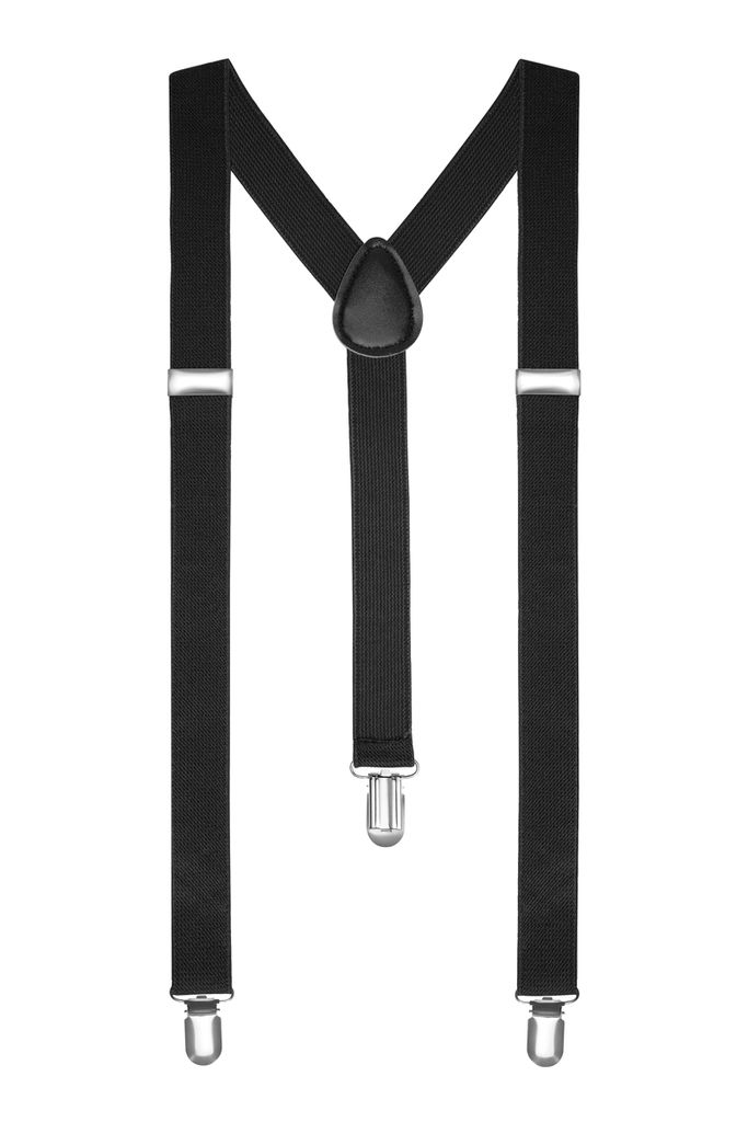 Herren Damen Elastische Hosenträger Y-Form Clip Verstellbare Hosenträgerclips