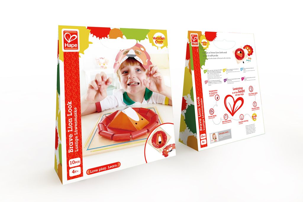 Hape Art & Craft Bastelset Löwenmaske, E5125