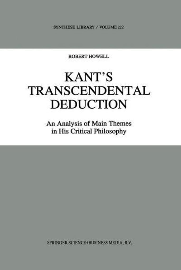 Kant's Transcendental Deduction