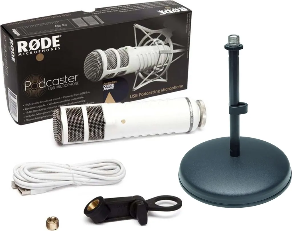 Microphone de studio USB Rode Podcaster MKII idéal pour le podcasting