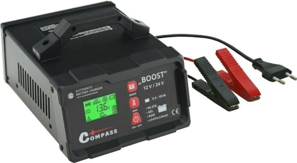 Autobatterieladegerät 5 - 120 Ah (12/24 V) Produktbild 