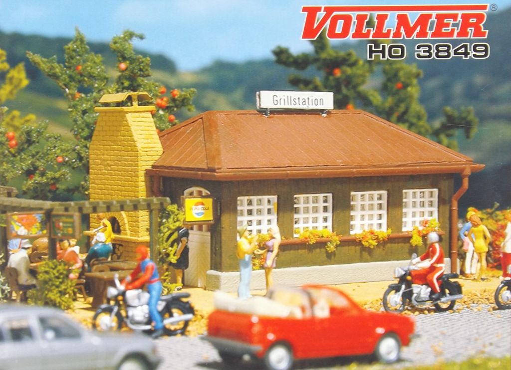 Vollmer 3849 Grillstation Spur H0 in