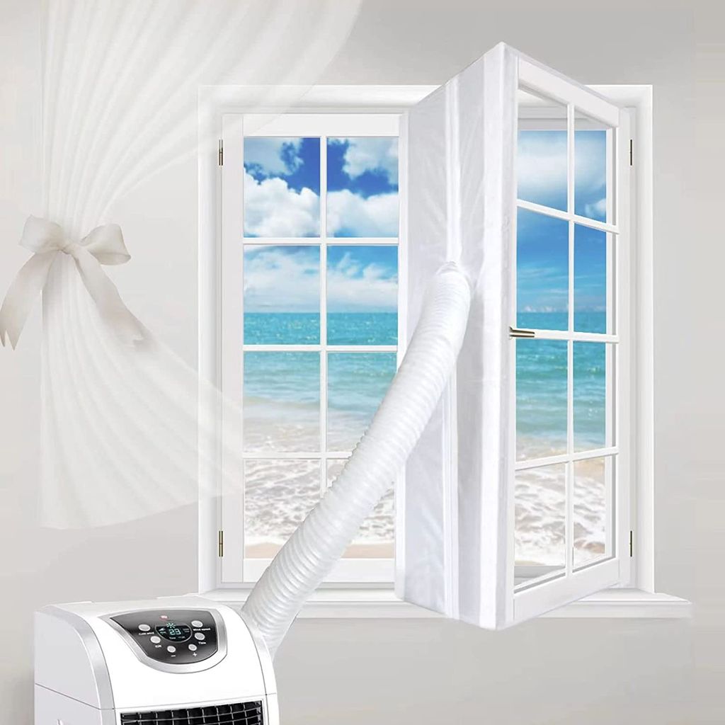 Hot Air Stop Klimagerät Mobile Klimaanlage Auslass Fensterabdichtung 400CM DE 