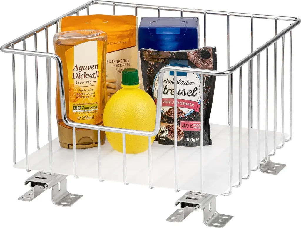 Bremermann Cestino Estraibile 30cm Cromo | Organizzatore Mobile Cucina