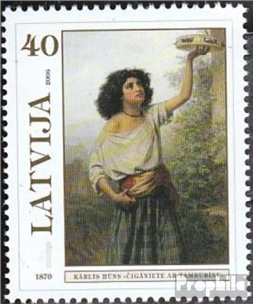 Briefmarken Lettland 2006 Mi 675A (kompl.Ausg.) postfrisch Kunst