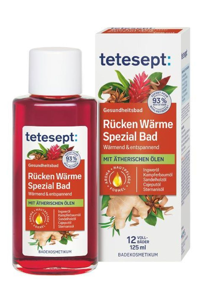 tetesept Rücken Wärme Spezial Bad 125ml. Produktbild 