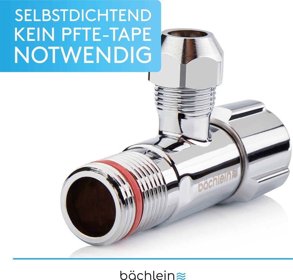 Bächlein Universal Eckventil selbstdichtend [2er Set], Produktbild 3