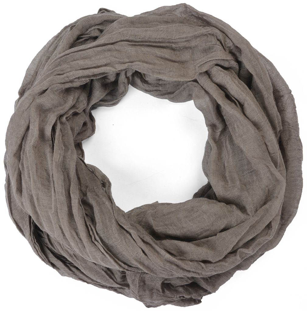 Crinkle Schal Rund Anthrazit Produktbild 